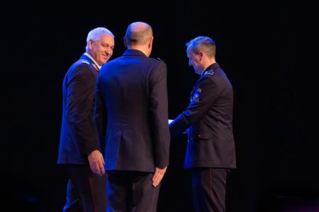 Slavnostna podelitev listin o napredovanju v čine gasilski častnik, višji gasilski častnik in visoki gasilski častnik (38)